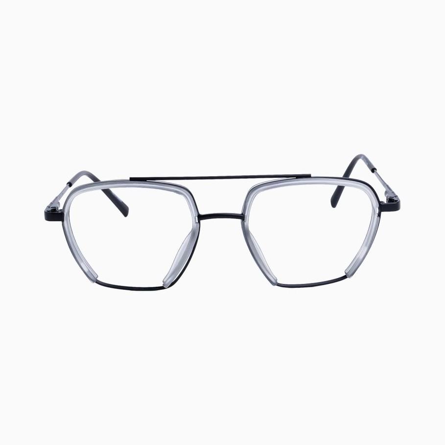 Transparent Grey & Black